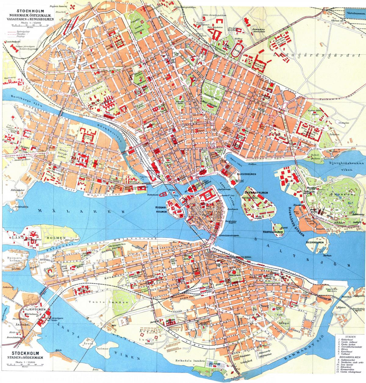 Stockholm historical map